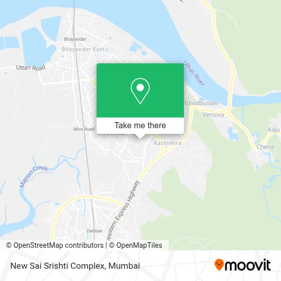 New Sai Srishti Complex map