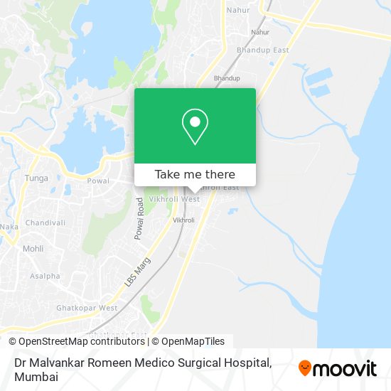 Dr Malvankar Romeen Medico Surgical Hospital map