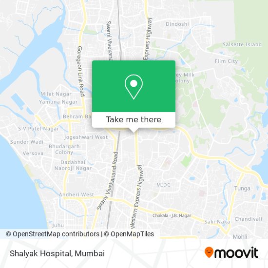 Shalyak Hospital map