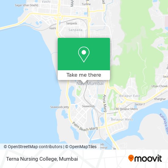 Terna Nursing College map