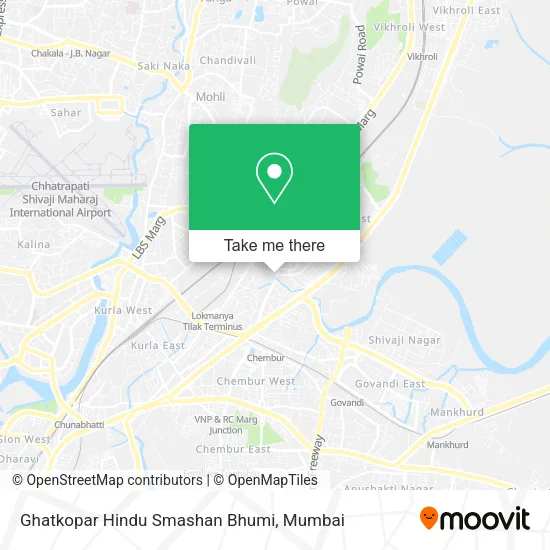 Ghatkopar Hindu Smashan Bhumi map