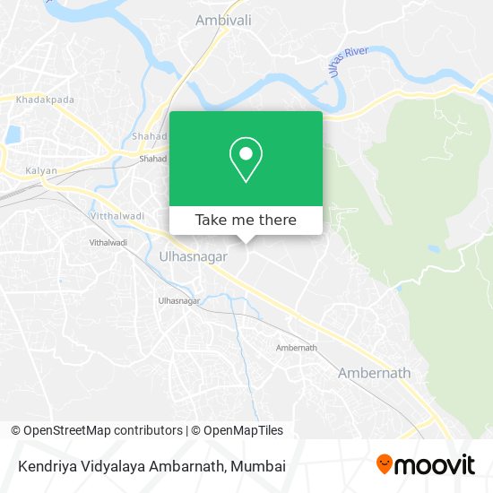 Kendriya Vidyalaya Ambarnath map