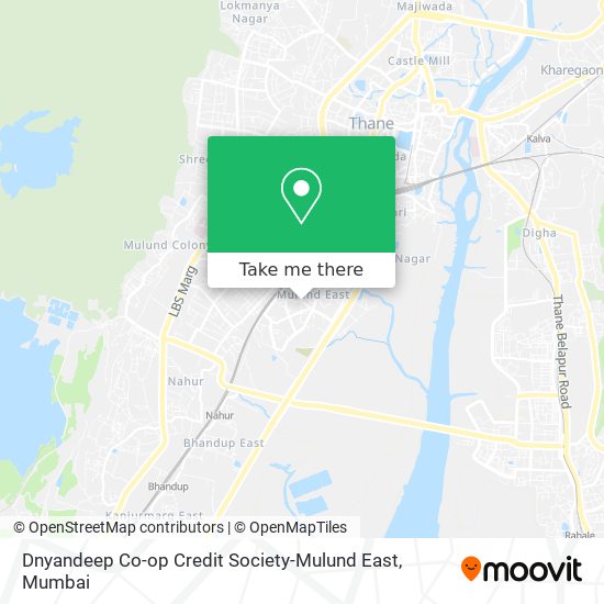 Dnyandeep Co-op Credit Society-Mulund East map