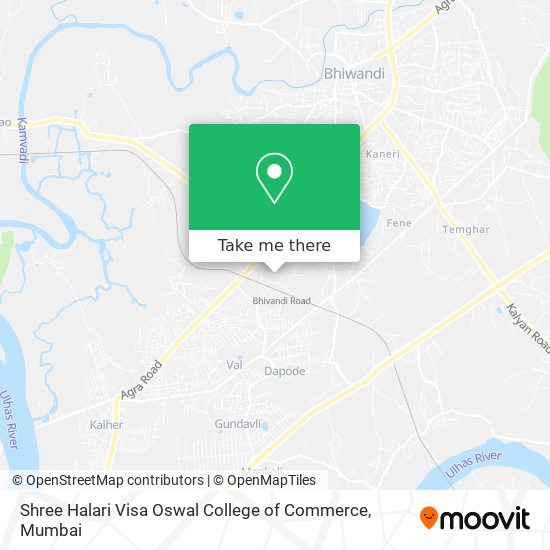 Shree Halari Visa Oswal College of Commerce map