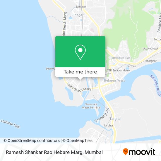 Ramesh Shankar Rao Hebare Marg map