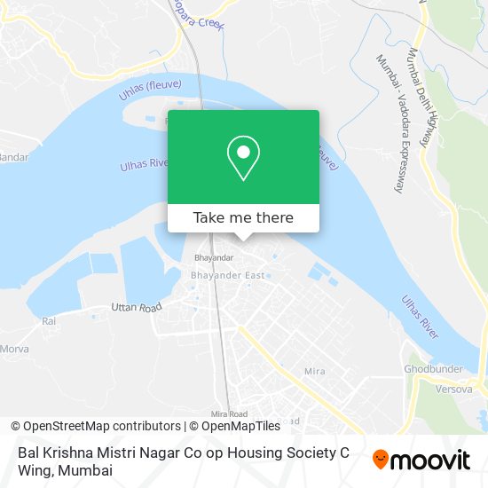 Bal Krishna Mistri Nagar Co op Housing Society C Wing map