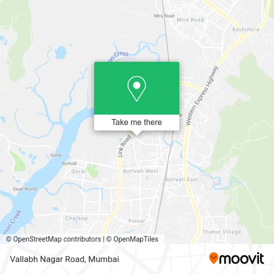 Vallabh Nagar Road map