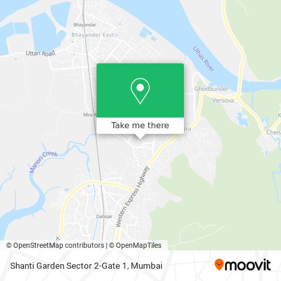 Shanti Garden Sector 2-Gate 1 map