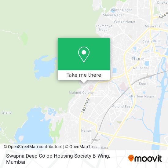 Swapna Deep Co op Housing Society B-Wing map