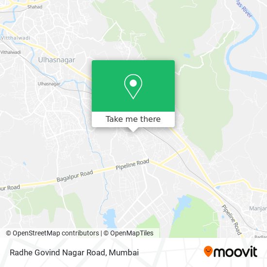 Radhe Govind Nagar Road map