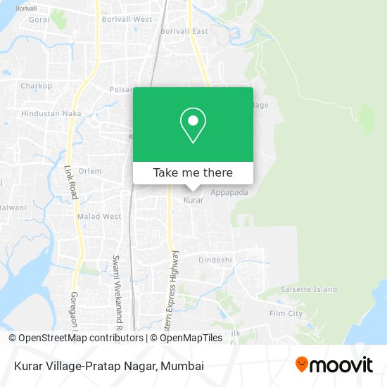 Kurar Village-Pratap Nagar map