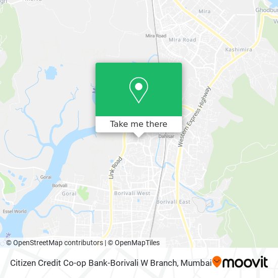 Citizen Credit Co-op Bank-Borivali W Branch map