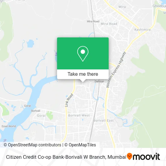 Citizen Credit Co-op Bank-Borivali W Branch map