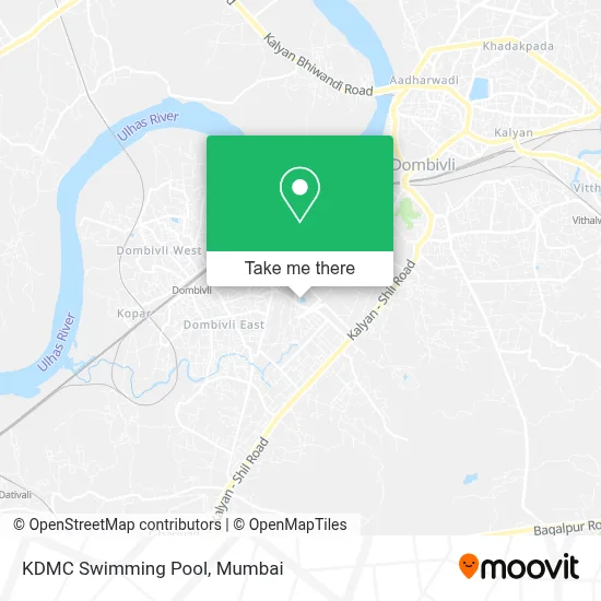 KDMC Swimming Pool map