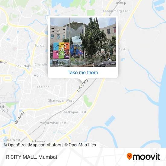 R CITY MALL map