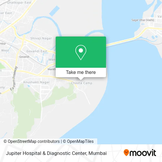 Jupiter Hospital & Diagnostic Center map