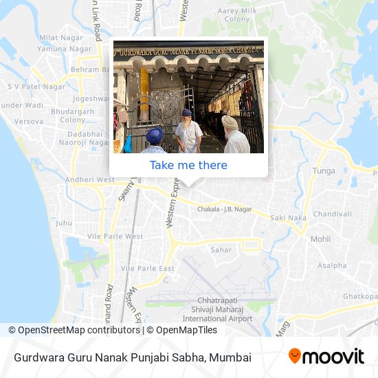 Gurdwara Guru Nanak Punjabi Sabha map