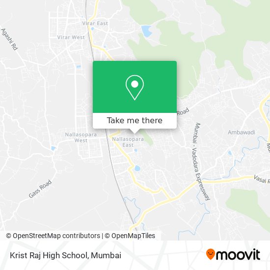 Krist Raj High School map