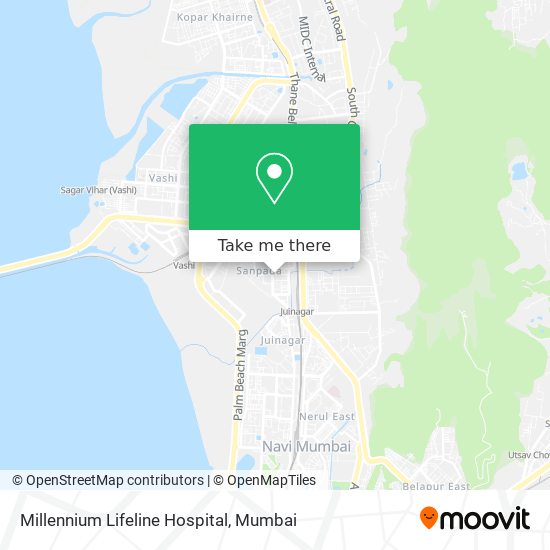 Millennium Lifeline Hospital map