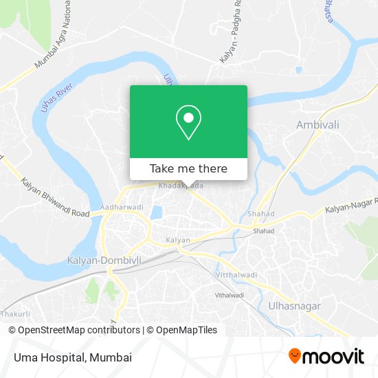 Uma Hospital map