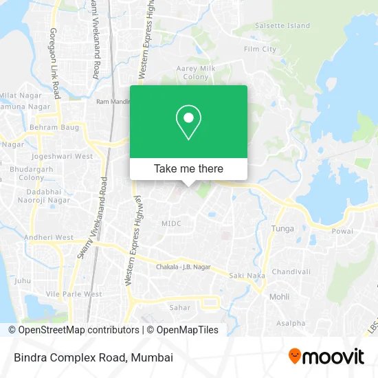 Bindra Complex Road map