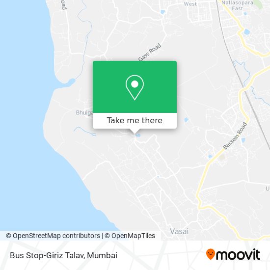 Bus Stop-Giriz Talav map