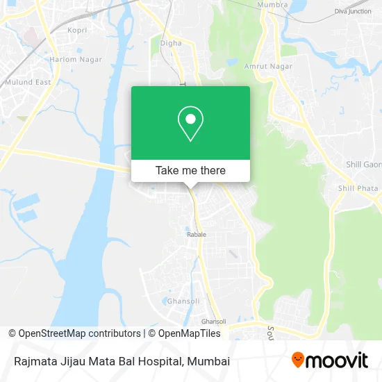 Rajmata Jijau Mata Bal Hospital map