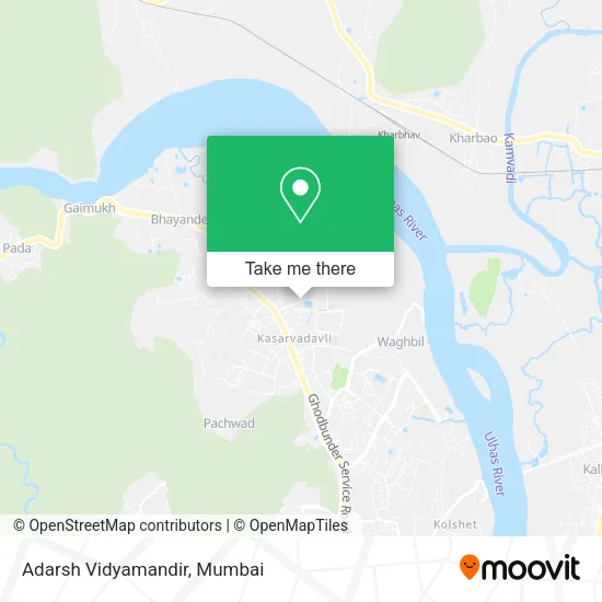 Adarsh Vidyamandir map