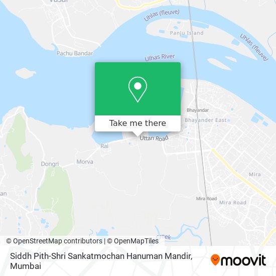 Siddh Pith-Shri Sankatmochan Hanuman Mandir map