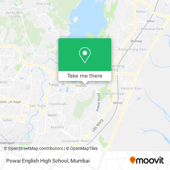 Powai English High School map