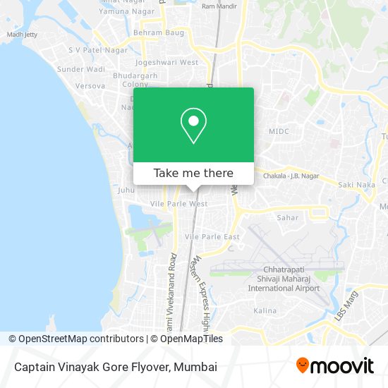 Captain Vinayak Gore Flyover map