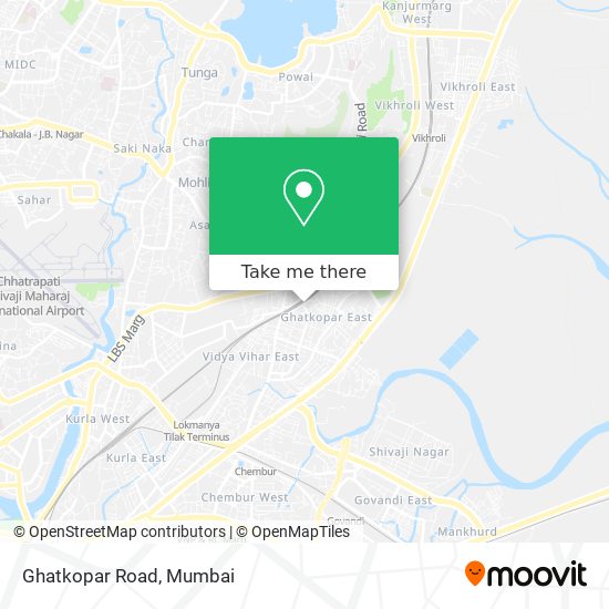 Ghatkopar Road map