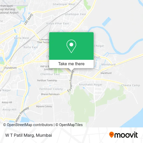 W T Patil Marg map