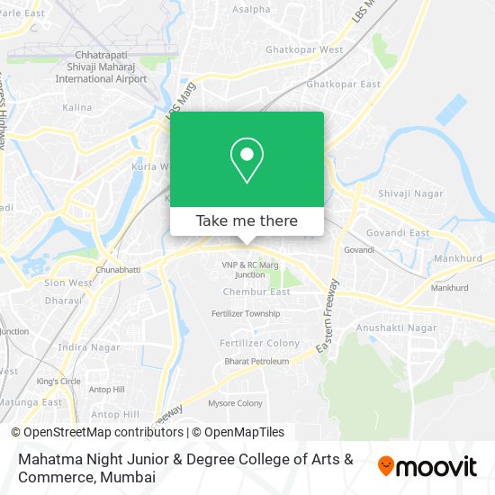 Mahatma Night Junior & Degree College of Arts & Commerce map