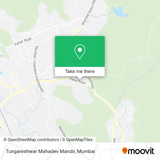 Tungareshwar Mahadev Mandir map