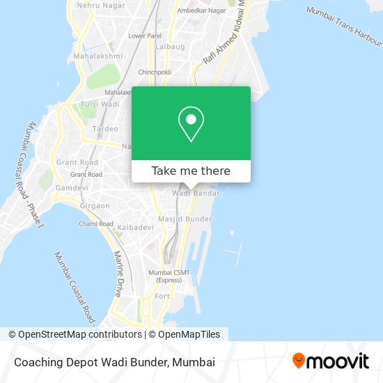 Coaching Depot Wadi Bunder map