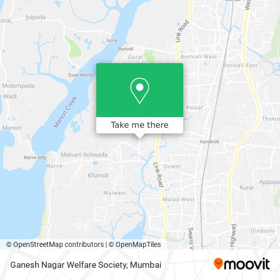 Ganesh Nagar Welfare Society map