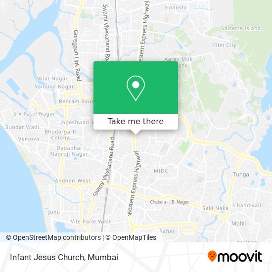 Infant Jesus Church map