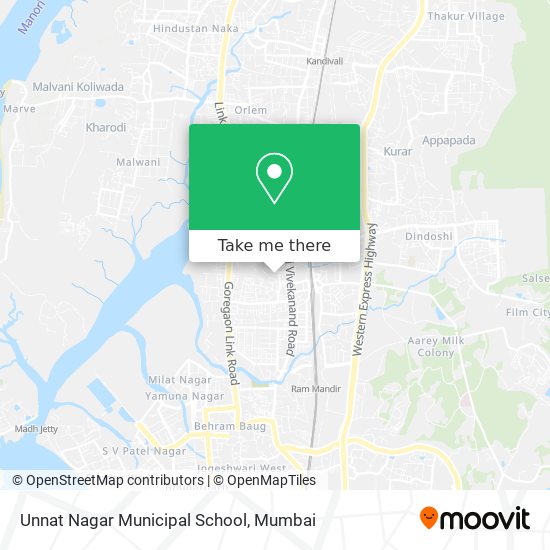 Unnat Nagar Municipal School map