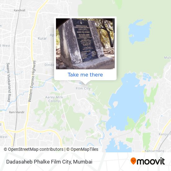 Dadasaheb Phalke Film City map