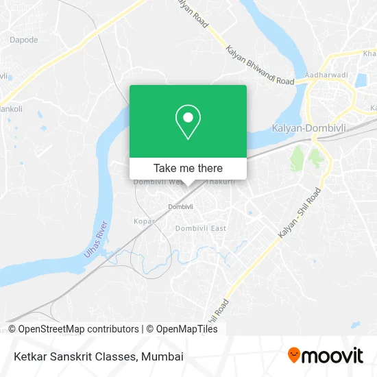 Ketkar Sanskrit Classes map