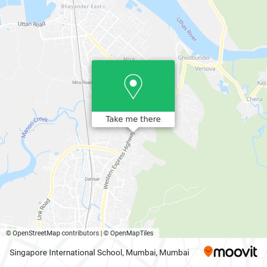 Singapore International School, Mumbai map