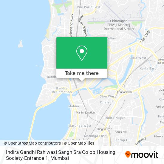 Indira Gandhi Rahiwasi Sangh Sra Co op Housing Society-Entrance 1 map