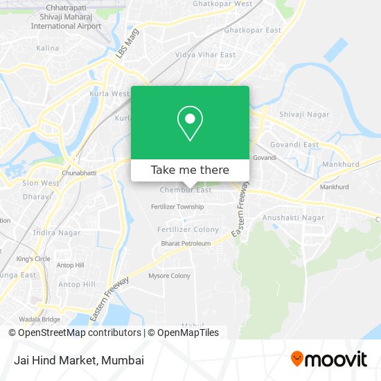 Jai Hind Market map
