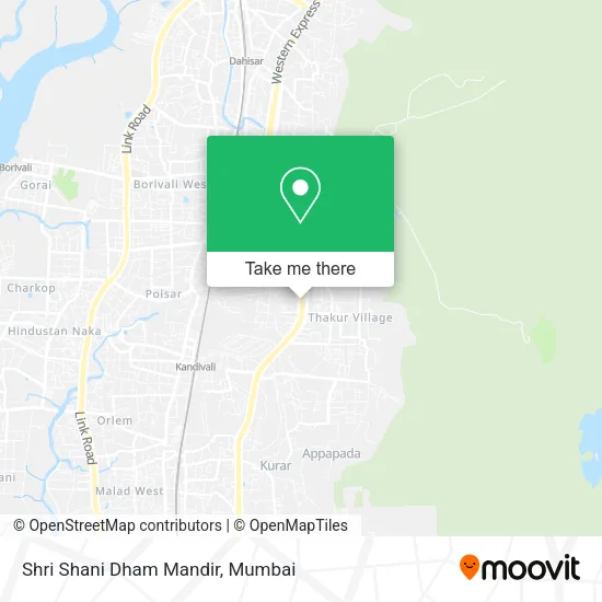 Shri Shani Dham Mandir map
