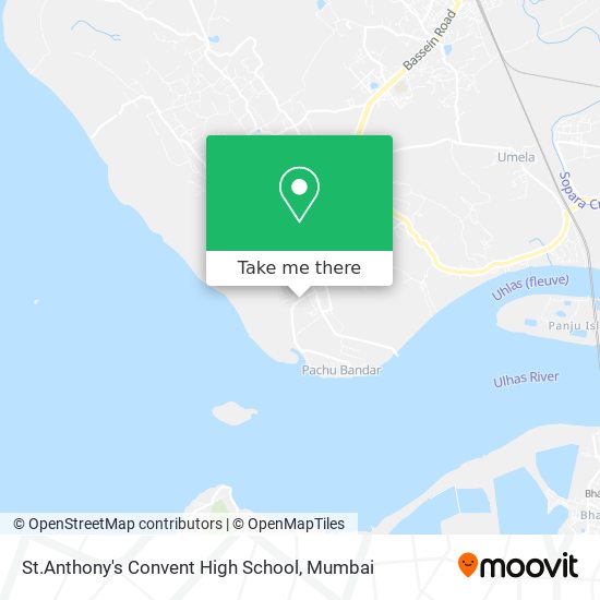 St.Anthony's Convent High School map