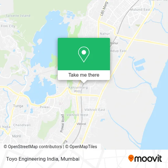Toyo Engineering India map