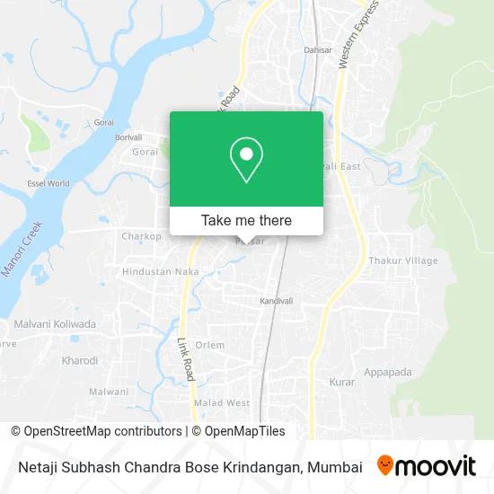 Netaji Subhash Chandra Bose Krindangan map