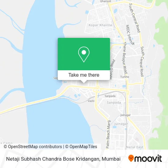 Netaji Subhash Chandra Bose Kridangan map