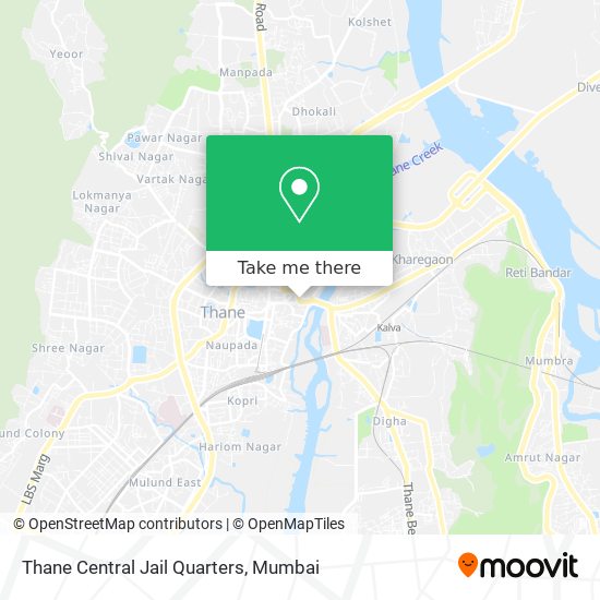 Thane Central Jail Quarters map